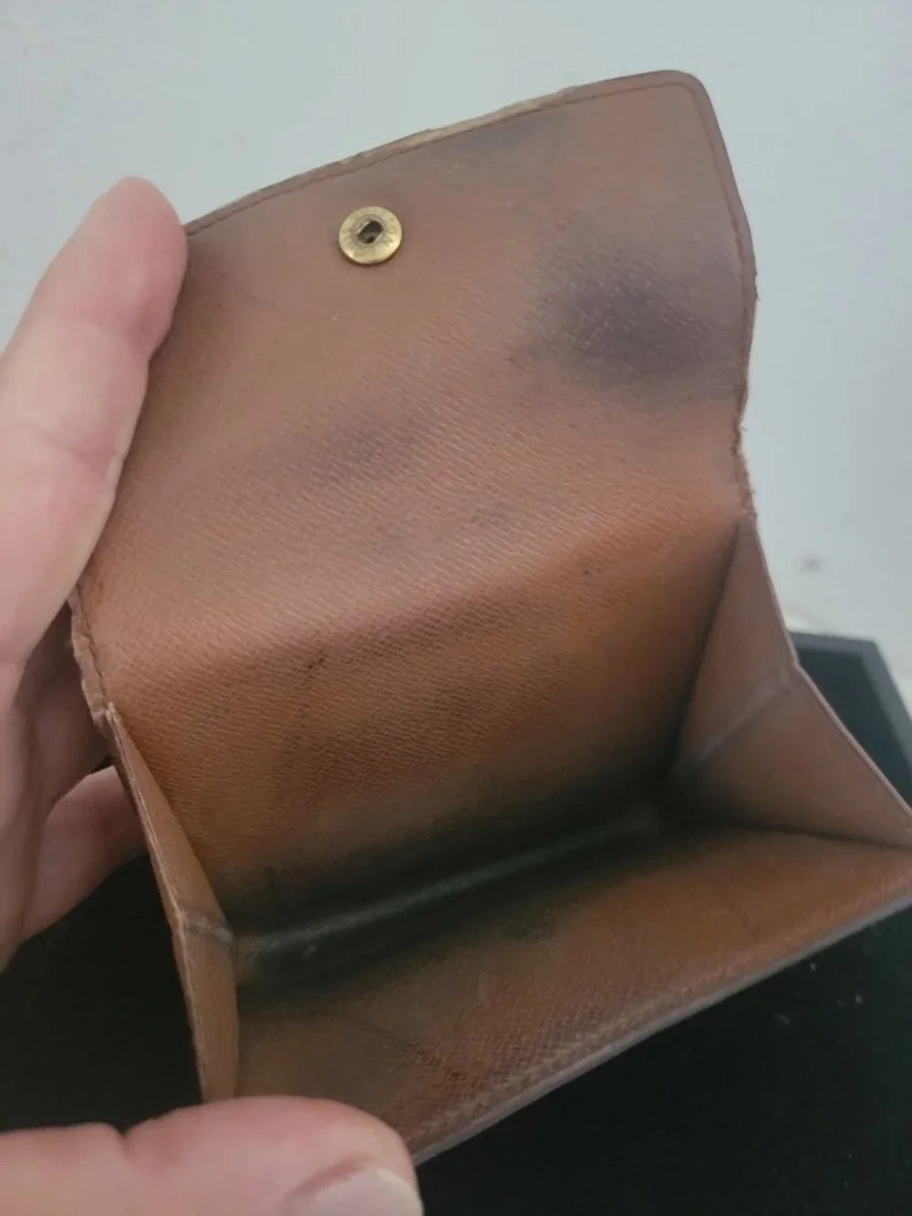 Louis Vuitton Much Loved Brown BiFold Men's Logo Wallet